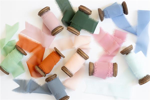 Grote foto chiffon lint light sky blue 40mm 10m verzamelen overige verzamelingen