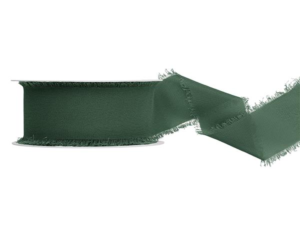 Grote foto chiffon lint donkergroen 40mm 10m verzamelen overige verzamelingen