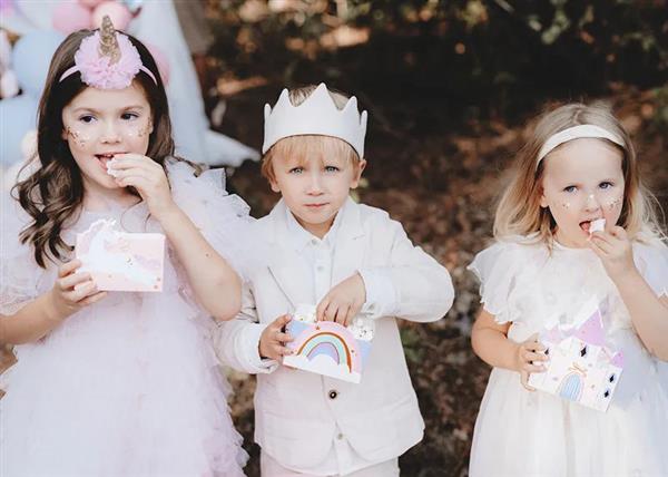 Grote foto unicorn en kastelen snackbakjes 6st verzamelen overige verzamelingen