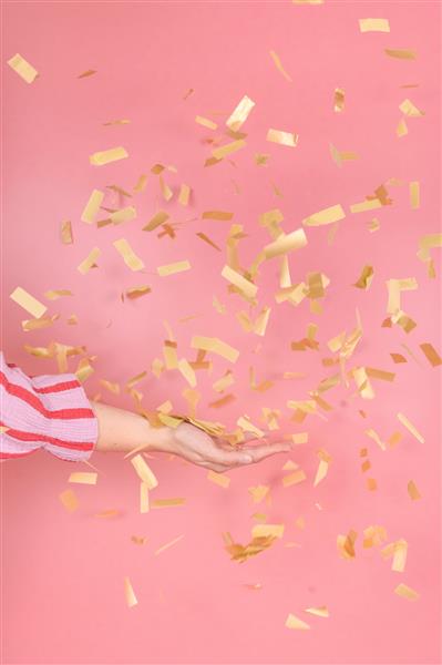 Grote foto confetti kanon goud 20cm verzamelen overige verzamelingen