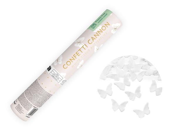 Grote foto confetti kanon witte vlinders 20cm verzamelen overige verzamelingen