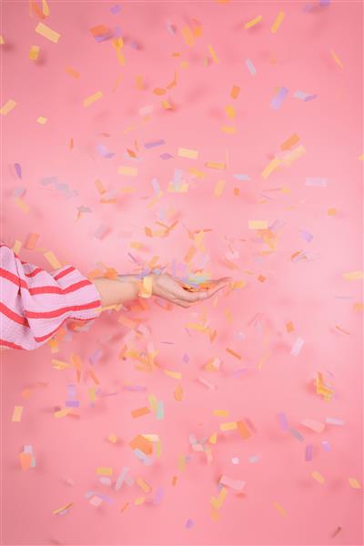 Grote foto confetti kanon pastel 20cm verzamelen overige verzamelingen