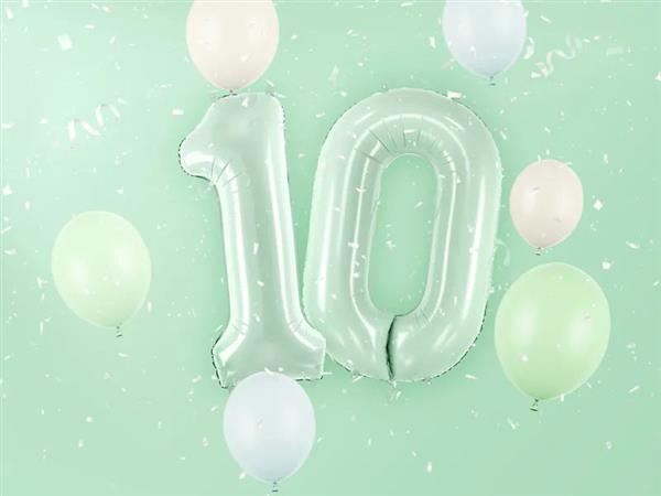 Grote foto cijferballon 0 groen 72cm verzamelen overige verzamelingen
