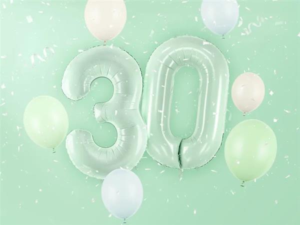 Grote foto cijferballon 3 jaar groen 72cm verzamelen overige verzamelingen