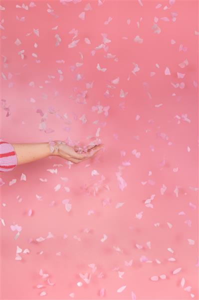 Grote foto confetti kanon roze vlinders 20cm verzamelen overige verzamelingen