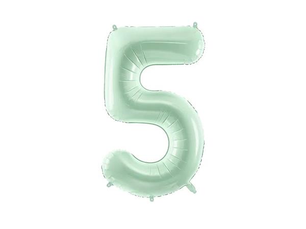 Grote foto cijferballon 5 jaar groen 72cm verzamelen overige verzamelingen