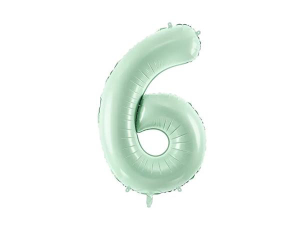 Grote foto cijferballon 6 jaar groen 72cm verzamelen overige verzamelingen