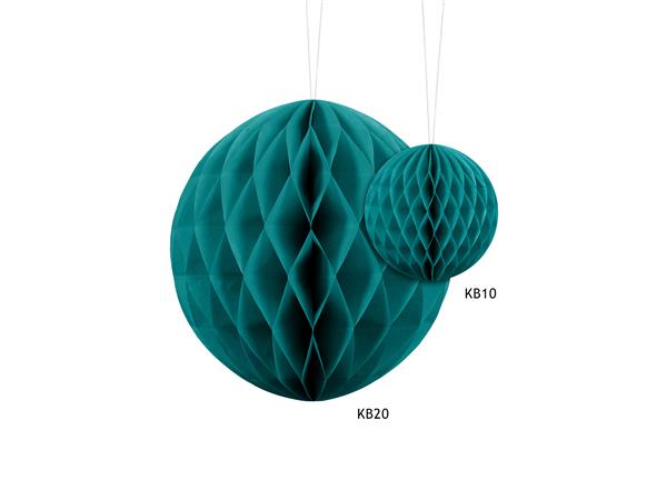Grote foto honeycomb bal pastel lagoon blue 10cm verzamelen overige verzamelingen
