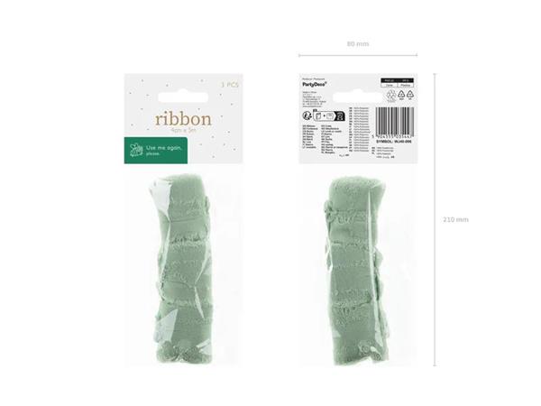 Grote foto chiffon lint pistache40mm 5m verzamelen overige verzamelingen