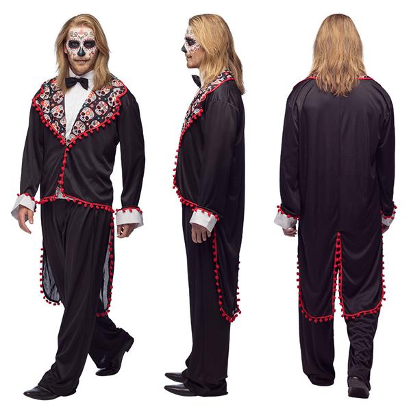 Grote foto halloween kostuum heren day of the dead verzamelen overige verzamelingen