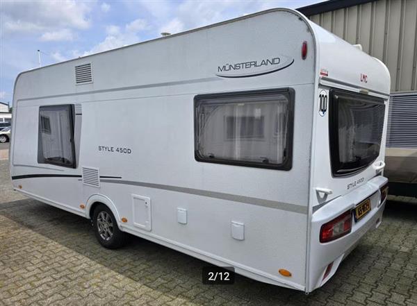 Grote foto lmc m nsterland 450 style 2022 queens bed mover caravans en kamperen caravans