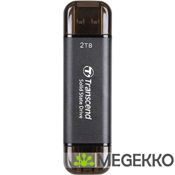 Grote foto transcend ts2tesd310c 2tb usb c usb a computers en software harde schijven