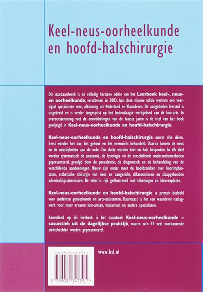 Grote foto keel neus oorheelkunde en hoofd halschirurgie quintessens boeken wetenschap