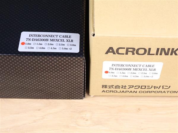 Grote foto acrolink esoteric 7n da6300iv mexcel highend audio interconnects xlr 1 0 metre audio tv en foto onderdelen en accessoires