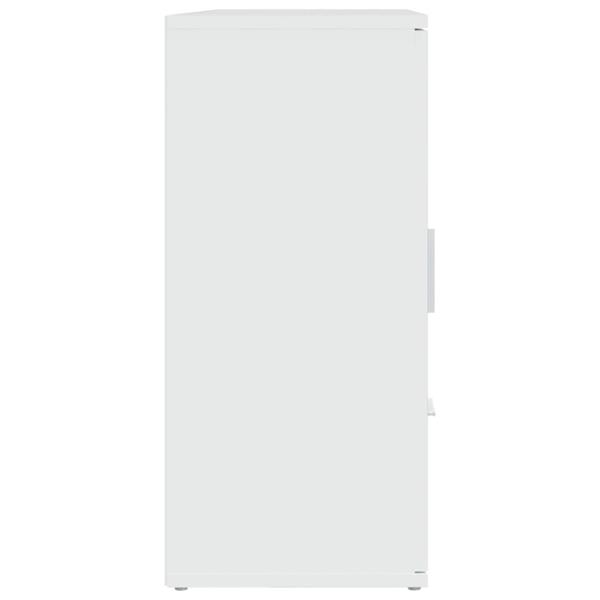 Grote foto vidaxl dressoir 91x29 5x65 cm bewerkt hout wit huis en inrichting overige