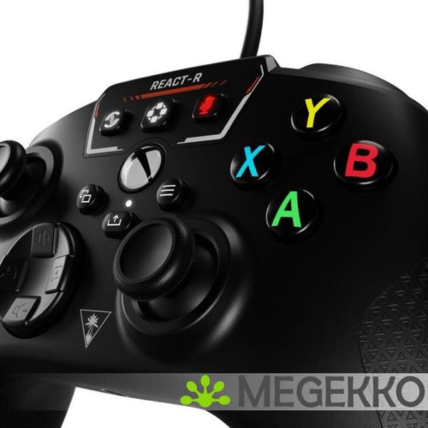 Grote foto turtle beach react r zwart usb gamepad computers en software overige computers en software