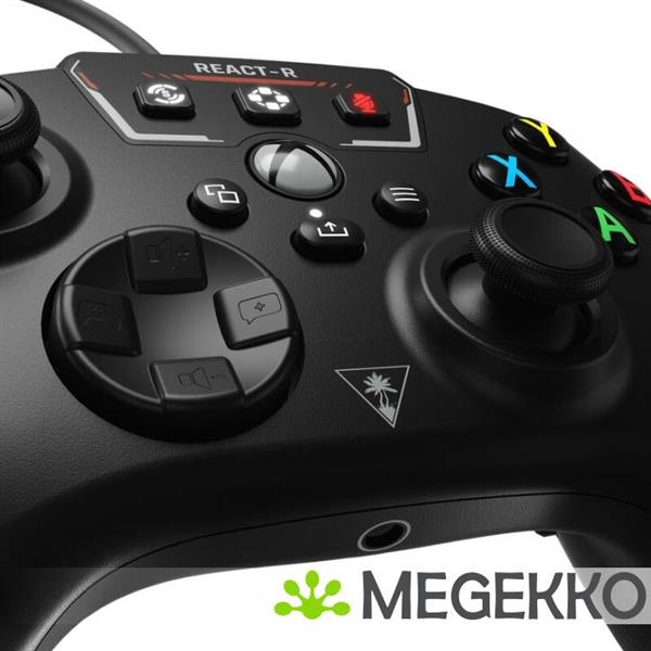 Grote foto turtle beach react r zwart usb gamepad computers en software overige computers en software