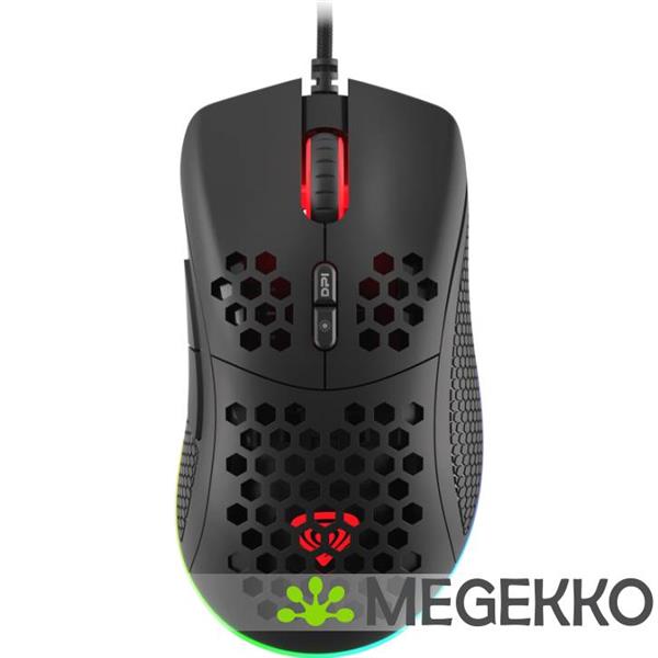 Grote foto genesis nmg 1839 krypton 555 usb gaming muis ambidextrous zwart computers en software overige computers en software