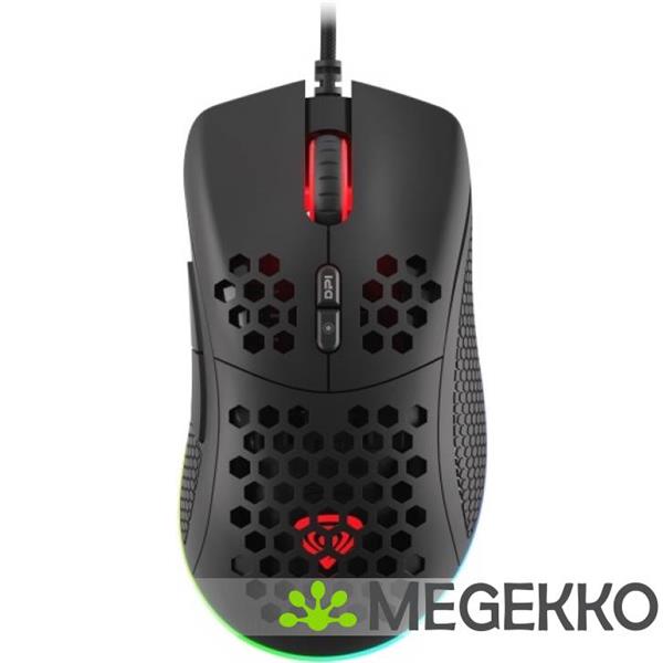 Grote foto genesis nmg 1839 krypton 555 usb gaming muis ambidextrous zwart computers en software overige computers en software