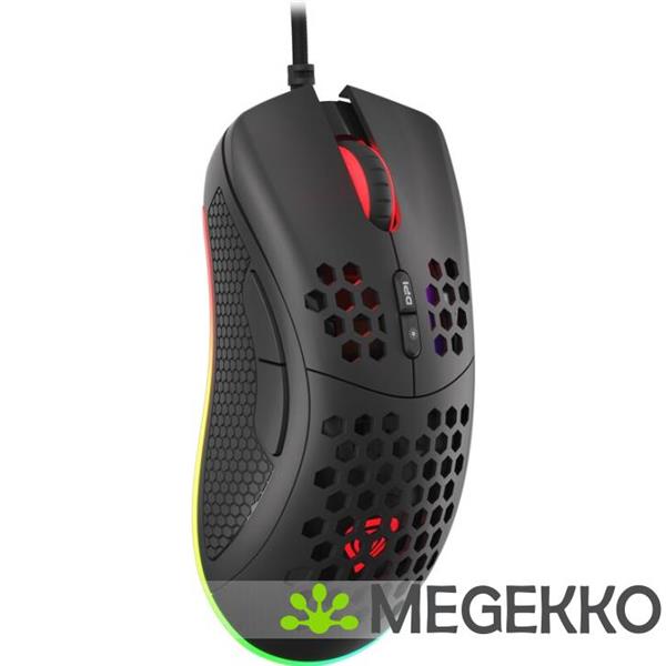 Grote foto genesis nmg 1839 krypton 555 usb gaming muis ambidextrous zwart computers en software overige computers en software