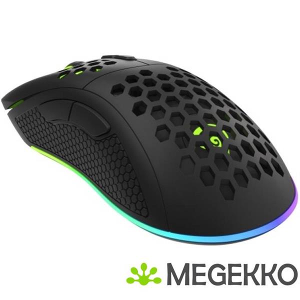 Grote foto genesis nmg 1839 krypton 555 usb gaming muis ambidextrous zwart computers en software overige computers en software