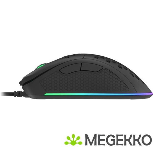 Grote foto genesis nmg 1839 krypton 555 usb gaming muis ambidextrous zwart computers en software overige computers en software