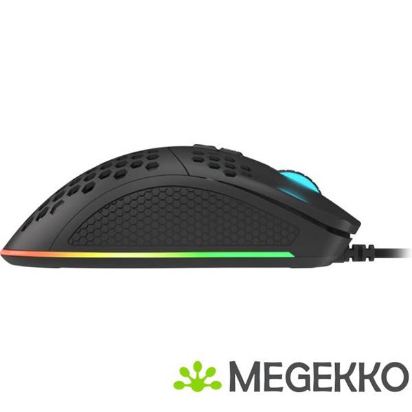 Grote foto genesis nmg 1839 krypton 555 usb gaming muis ambidextrous zwart computers en software overige computers en software