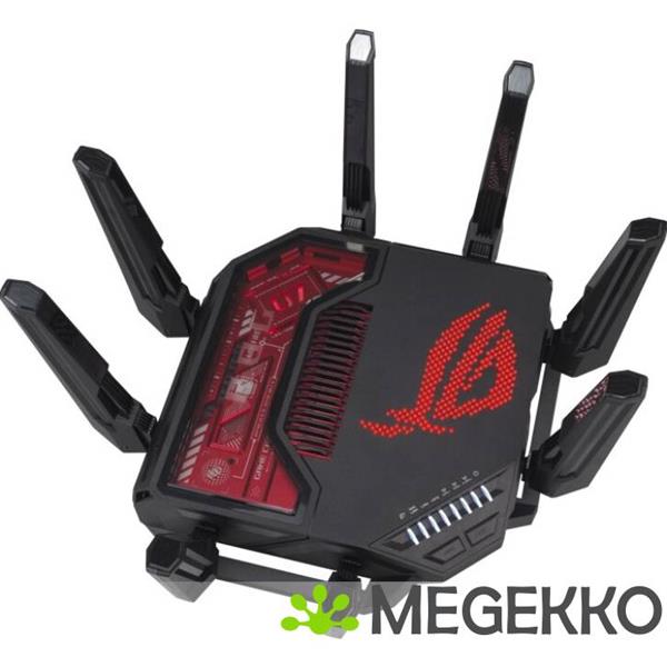 Grote foto asus rog rapture gt be19000 draadloze router multi gigabit ethernet tri band 2 4 ghz 5 ghz 6 gh computers en software netwerkkaarten routers en switches