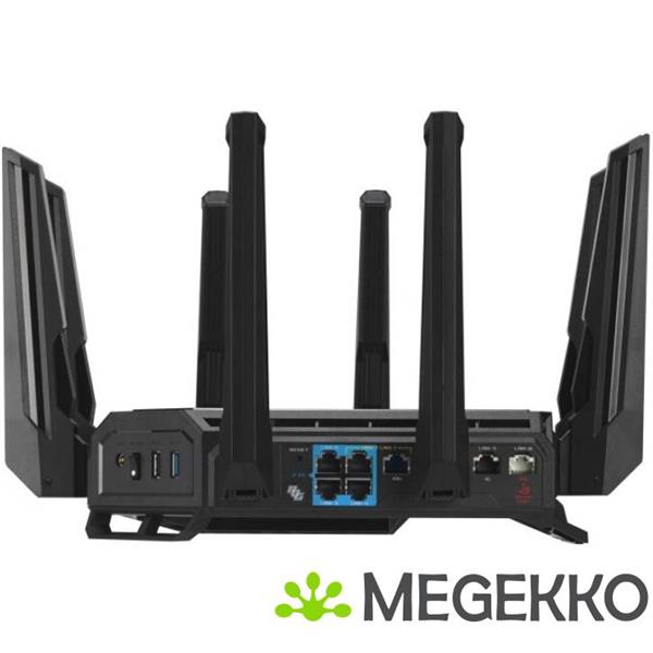 Grote foto asus rog rapture gt be19000 draadloze router multi gigabit ethernet tri band 2 4 ghz 5 ghz 6 gh computers en software netwerkkaarten routers en switches