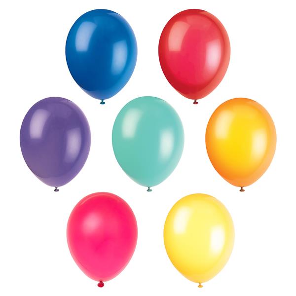 Grote foto 12 latex balloons 10ct assorted verzamelen overige verzamelingen
