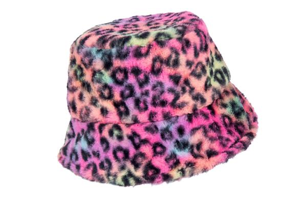 Grote foto panter bucket hat regenboog bont verzamelen overige verzamelingen