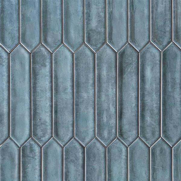 Grote foto piket wandtegels keramiek 5x25 cm punt tegels hoogglans zee blauw 0 25m doe het zelf en verbouw tegels