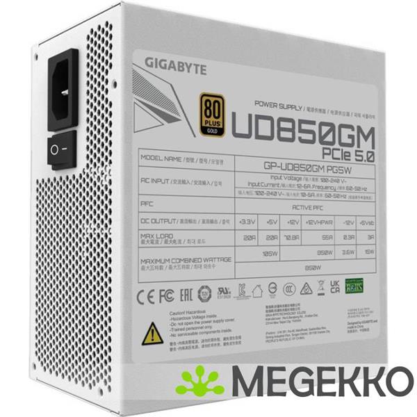 Grote foto gigabyte psu ud850gm pg5w computers en software overige