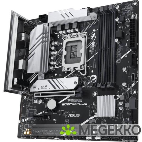 Grote foto asus prime b760m plus intel b760 lga 1700 micro atx computers en software moederborden