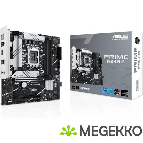 Grote foto asus prime b760m plus intel b760 lga 1700 micro atx computers en software moederborden