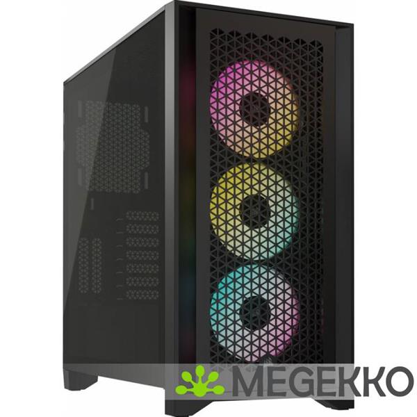 Grote foto corsair 4000d rgb airflow black computers en software behuizingen en kasten
