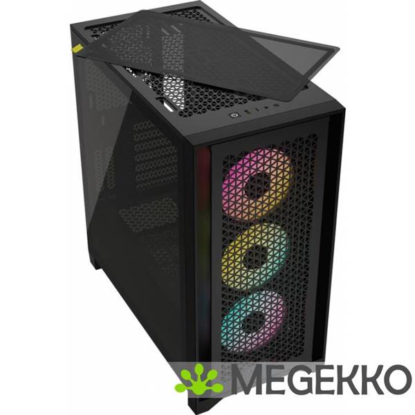 Grote foto corsair 4000d rgb airflow black computers en software behuizingen en kasten