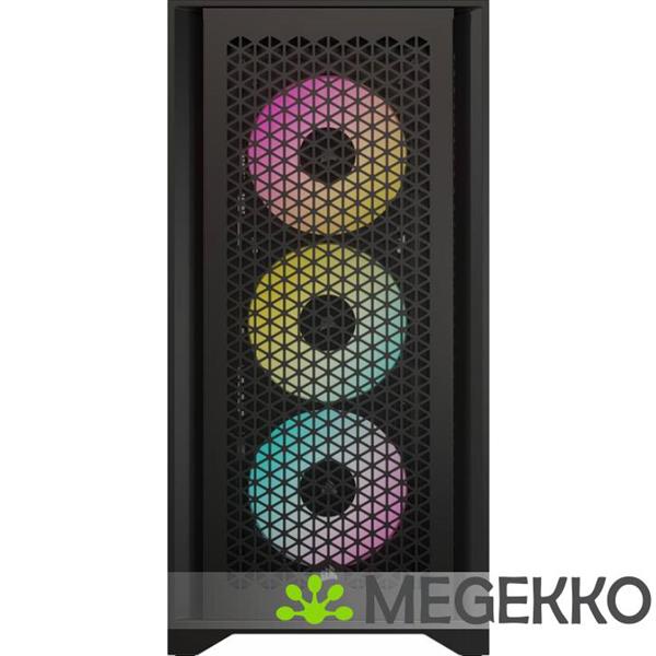 Grote foto corsair 4000d rgb airflow black computers en software behuizingen en kasten
