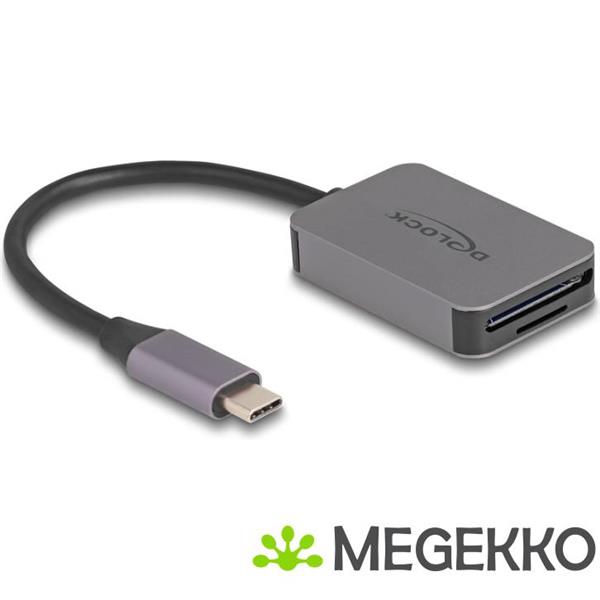Grote foto delock 91009 geheugenkaartlezer usb 3.2 gen 1 3.1 gen 1 type c grijs computers en software netwerkkaarten routers en switches