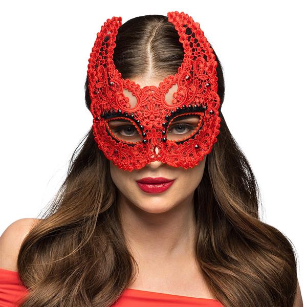 Grote foto kanten oogmasker duivel verzamelen overige verzamelingen