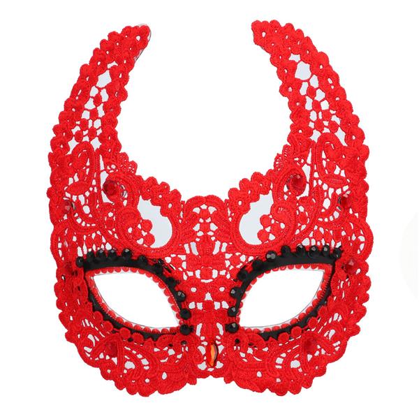 Grote foto kanten oogmasker duivel verzamelen overige verzamelingen
