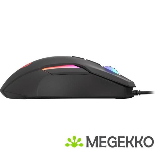 Grote foto genesis nmg 1572 xenon 220 usb gaming muis ambidextrous zwart computers en software overige computers en software