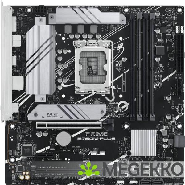 Grote foto asus prime b760m plus intel b760 lga 1700 micro atx computers en software moederborden