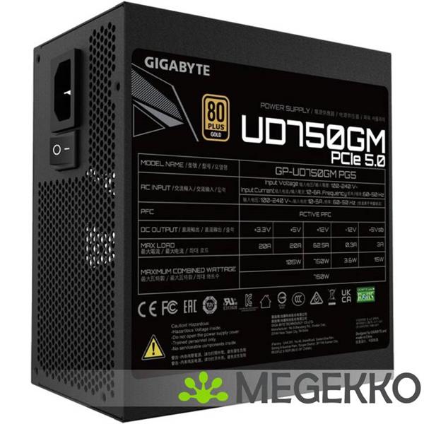 Grote foto gigabyte psu gp ud750gm pg5 computers en software overige