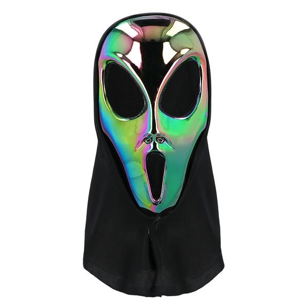 Grote foto gezichtsmasker cosmic alien met kap verzamelen overige verzamelingen