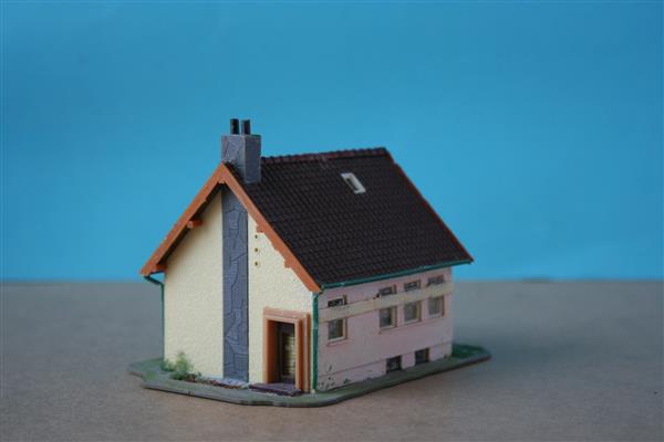 Grote foto huisje met klein balkon ho h0 nh833 hobby en vrije tijd h0