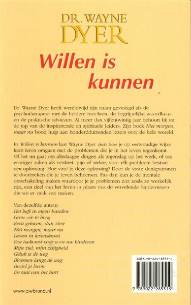Grote foto willen is kunnen boeken psychologie