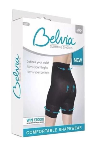 Grote foto belvia shapewear shorts zwart l kleding dames ondergoed