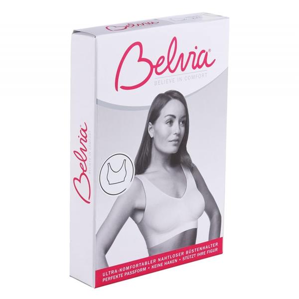 Grote foto belvia naadloze bh beige l kleding dames ondergoed