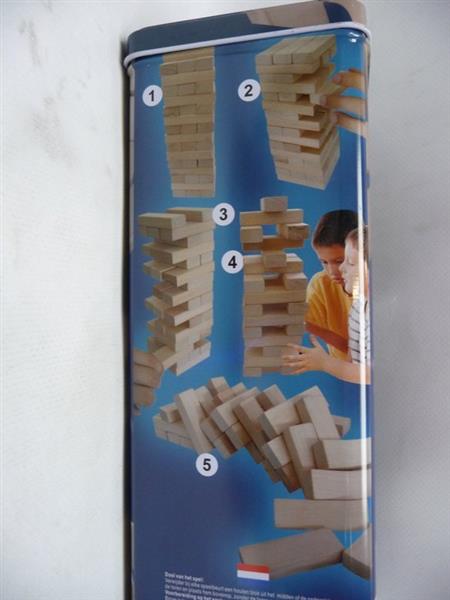 Grote foto wankeltoren houten stapelblokken spel verzamelen overige verzamelingen